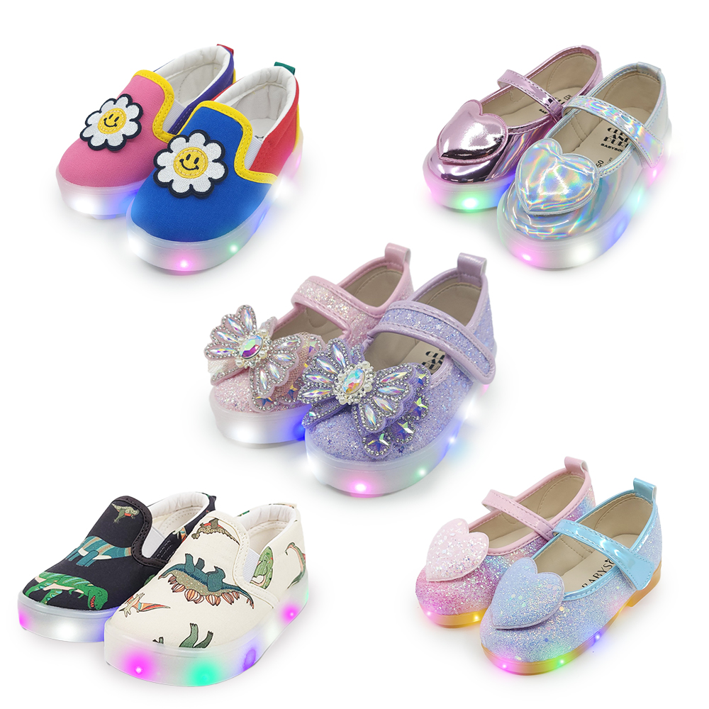 베이비솔 아기신발 유아 신발 키즈 운동화 남아 여아 슬립온 LED