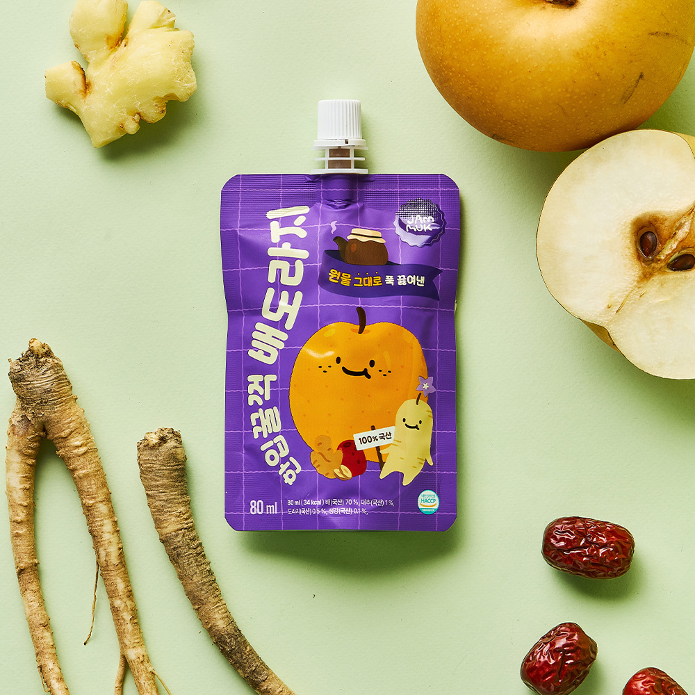 잼먹 한입꿀꺽 배도라지즙 20팩 돌 주스