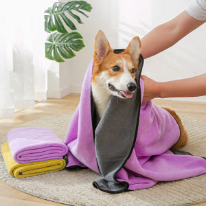 포포가든 반려동물 강아지 고양이 목욕수건 소프트 퀵드라이 타올 초극세사 ... 솔직 후기 | 실제 사용자 리뷰 총정리 - 상품 이미지 1