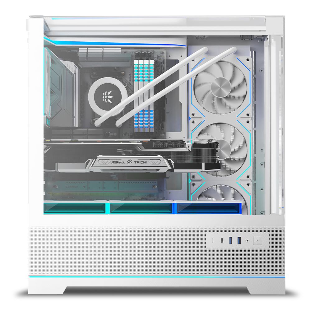 마이크로닉스 WIZMAX 루프탑 미들타워 PC 케이스 화이트 - 상세 이미지 3