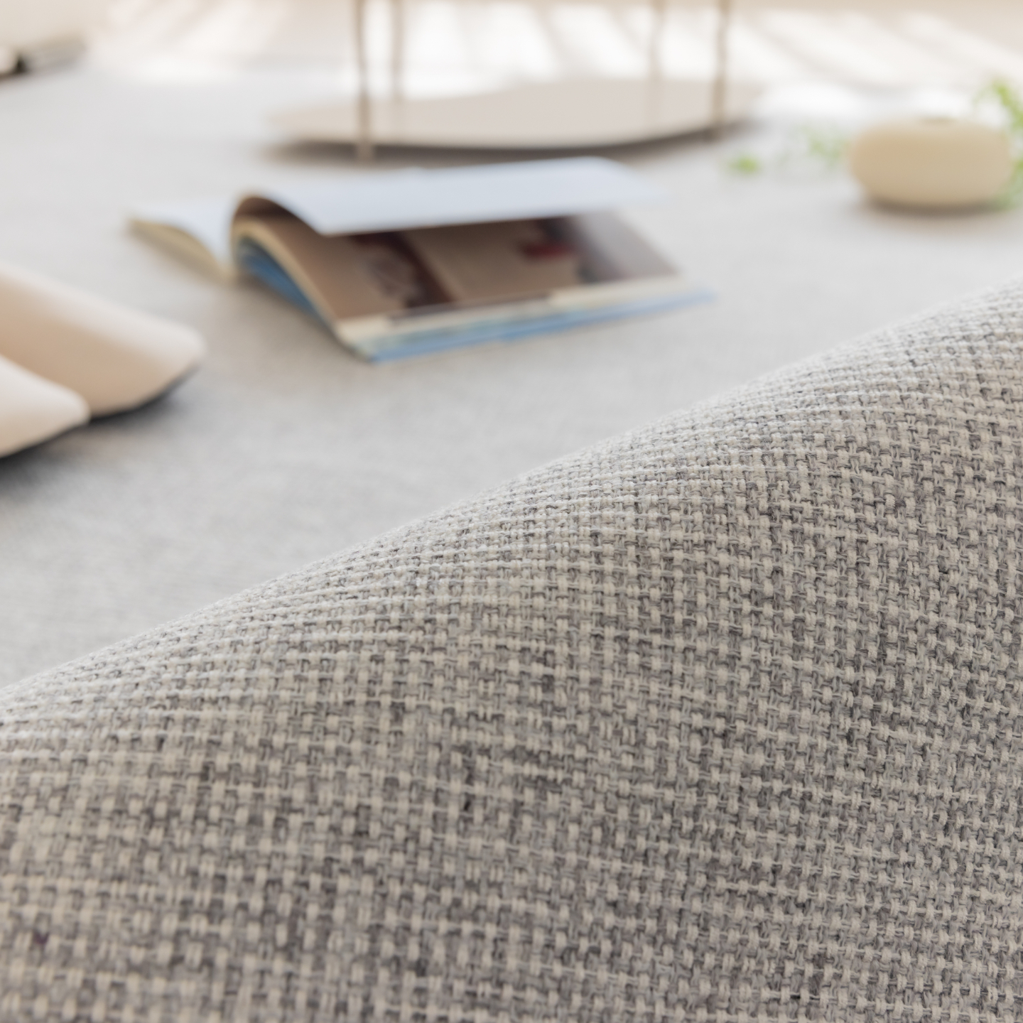네추럴 방수러그 사이잘룩 대형 거실 식탁 카페트 애쉬그레이, 사각형 200x300