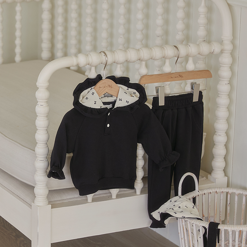 빌리 몰리 상하복-블랙 (12m-4y)