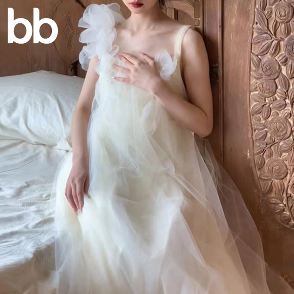 2부 드레스 추천 여신 사진 스냅촬영 새틴 돌잔치 파티 피로연드레스 웨딩드레스 2부드레스 화이트  XS - 상세 이미지 2