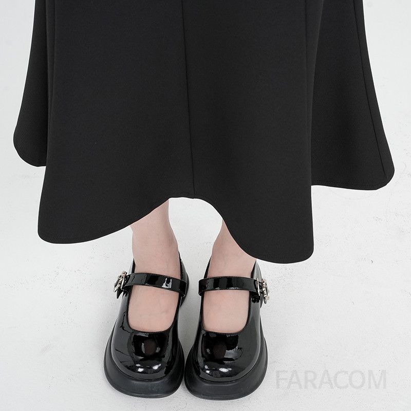 A라인 피쉬테일 롱스커트 여성용 가을 패션 미디 기장 힙 라인 강조 우아한 스타일 데일리 착용 가능한 정장 캐주얼 - 상세 이미지 4