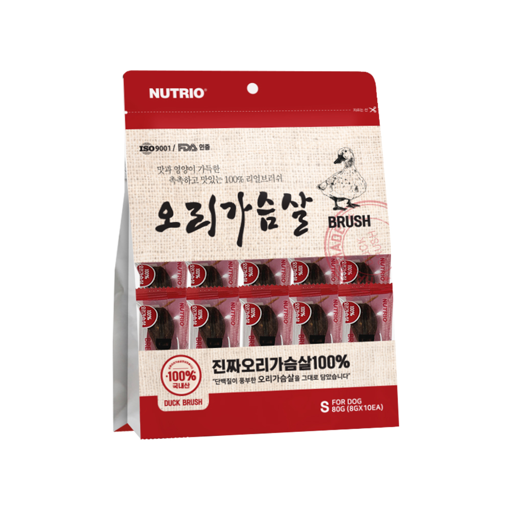 뉴트리오 강아지 육포 간식 저알러지 훈련용 교육 칭찬 6종 세트 - 상세 이미지 3