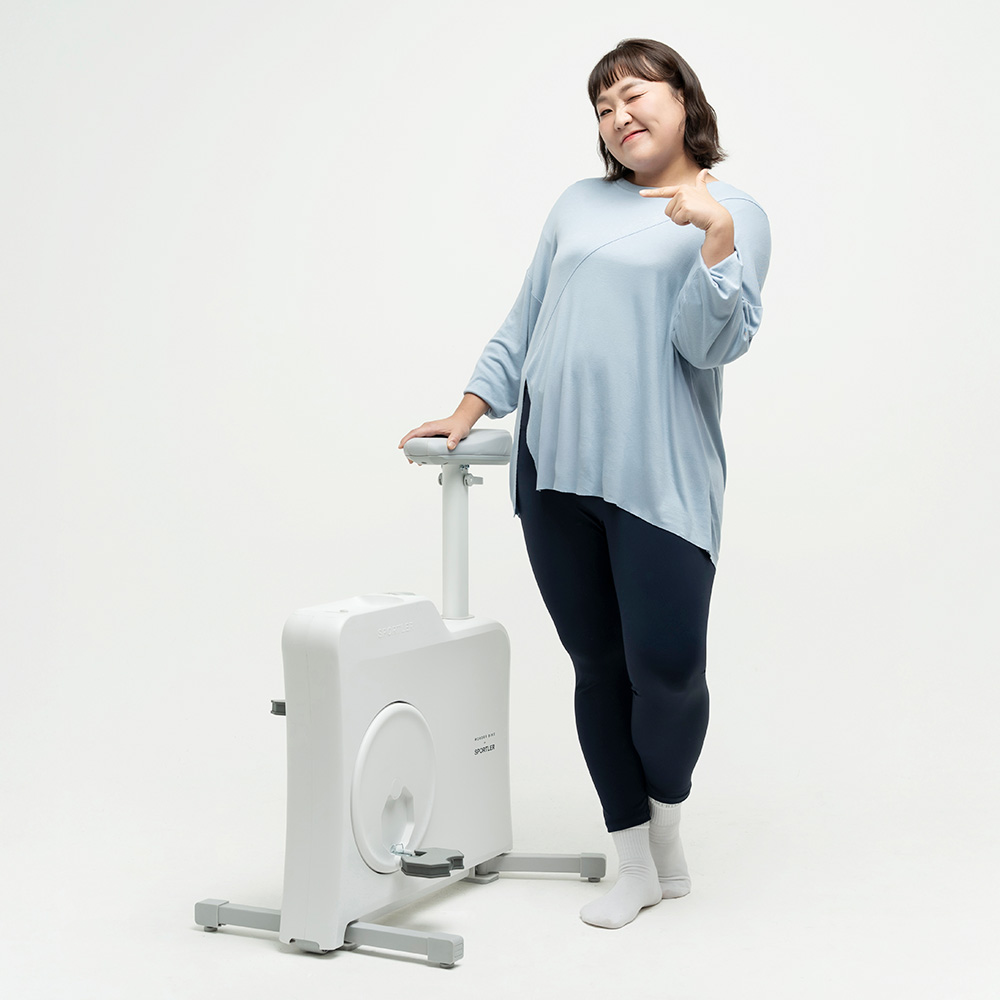 스포틀러 원더바이크 이수지 접이식 실내자전거 사이클 미니 바이크 칼로리 유산소 운동 기구