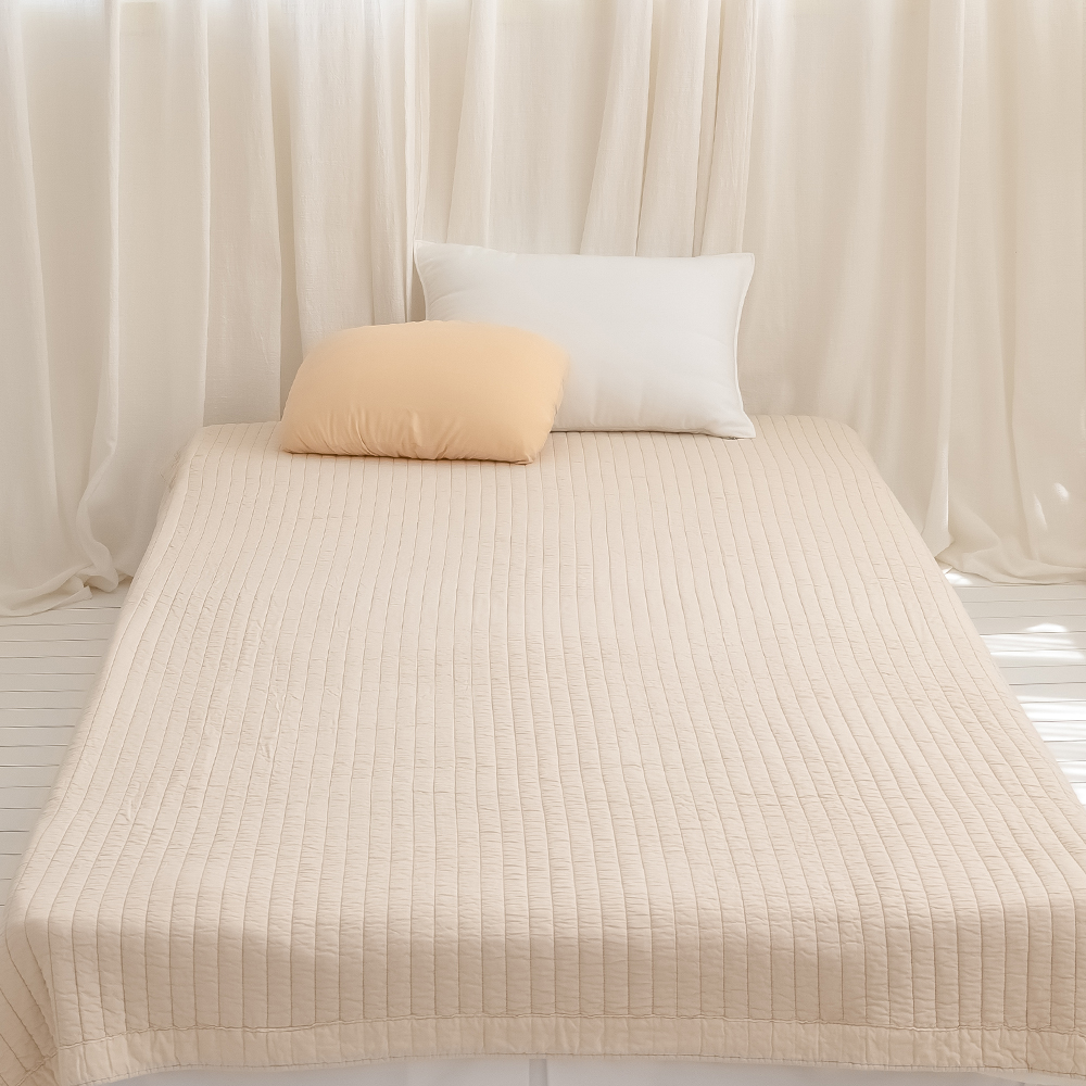 모제무드 화산송이 모달 매트리스패드 목화솜 피그먼트 알러지케어 침대패드 고정밴드없음 SS