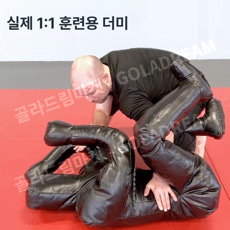 훈련용 그래플링 더미 25kg 브라질 유술 MMA 집용 레슬링 인형 블랙 25kg - 상세 이미지 3
