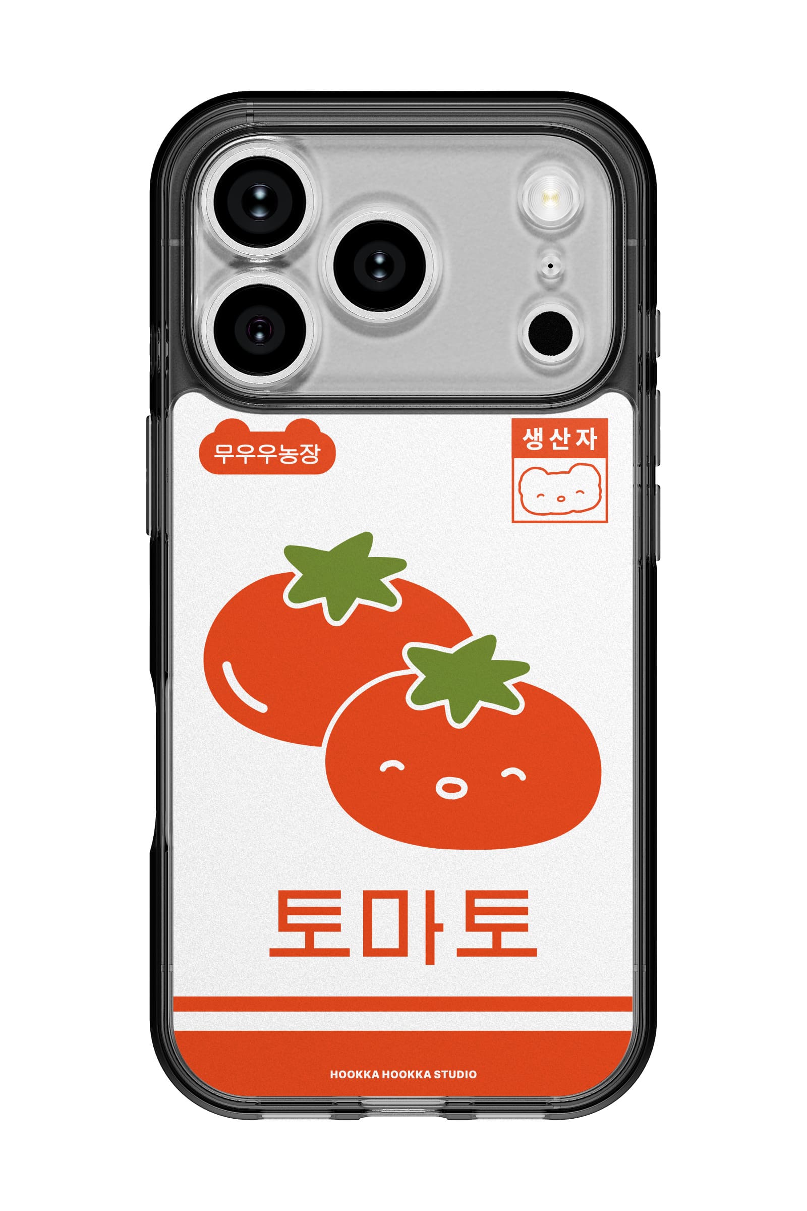 후카후카 무우우 농장 토마토 띠부띠부스킨 갤럭시/아이폰 케이스 부착용스킨 VC356 - 상세 이미지 2
