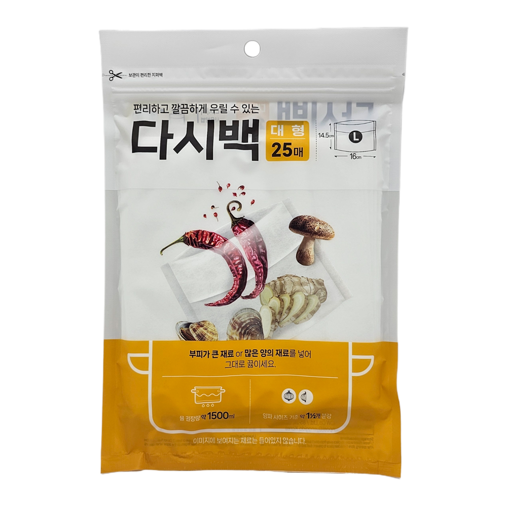 Jeepsaram 국내생산 일회용 다시백 소형 65매 - 상세 이미지 4