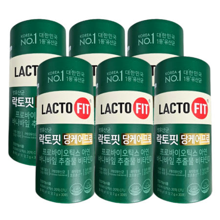 종근당건강 락토핏 당케어 프로 30포 6개