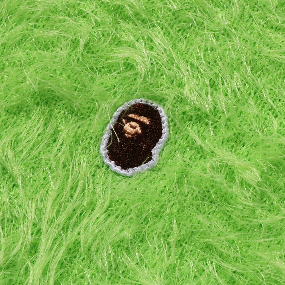 베이프 우먼즈 스웨터 ONE POINT SHAGGY SWEATER 1L80-220-003 - 상세 이미지 4