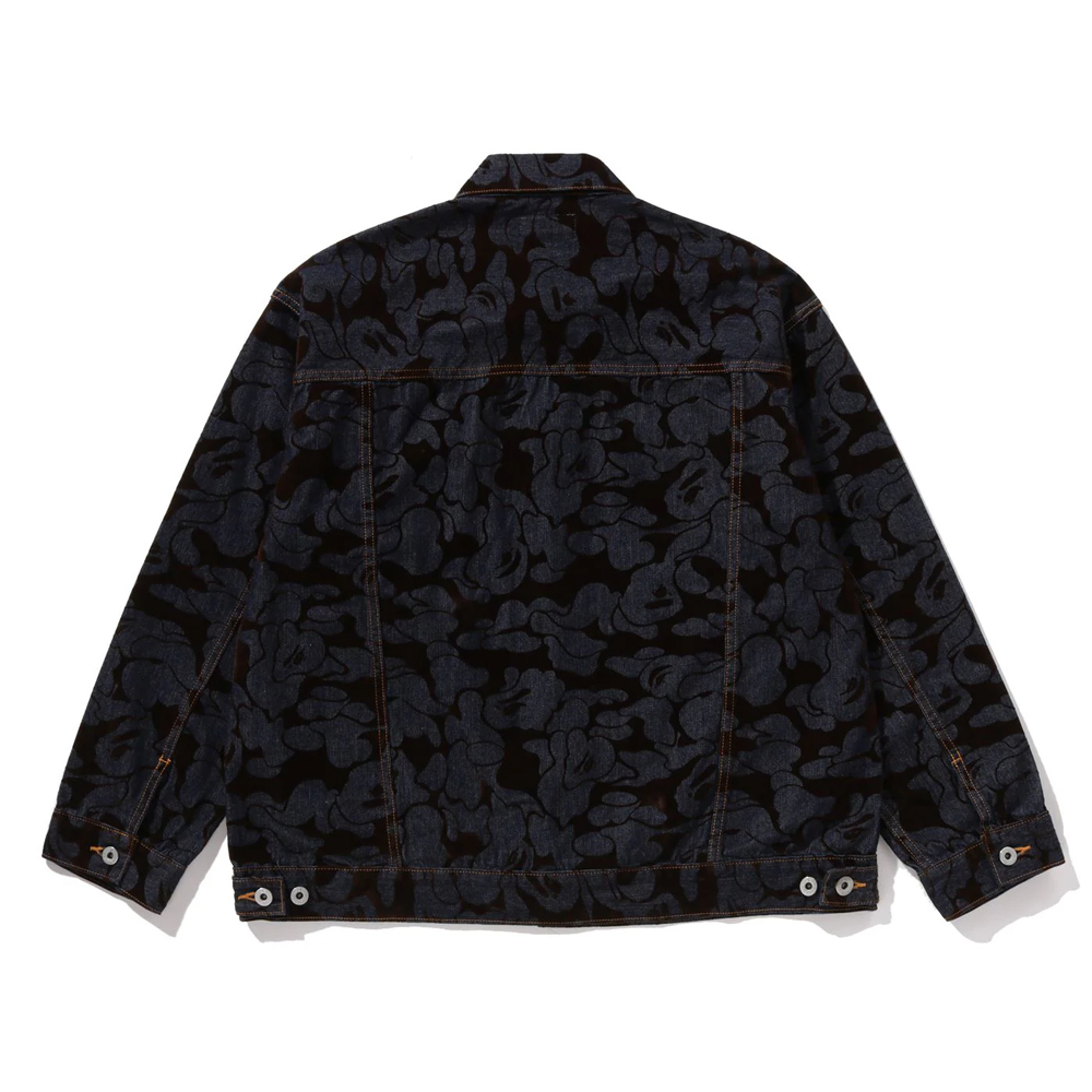 베이프 자켓 CAMO FLOCKED DENIM JACKET 1L80-140-001 - 상세 이미지 2