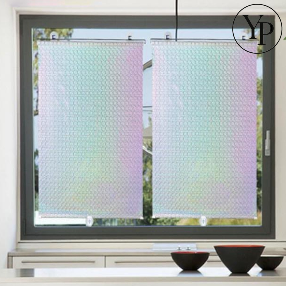 붙이는 롤 블라인드 셀프 시공 햇빛 자외선차단 암막 벨크로 부착식 커튼