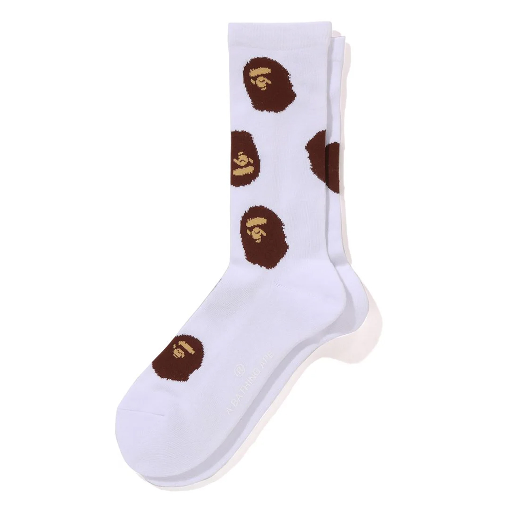 베이프 양말 APE HEAD PATTERN SOCKS 1L80-184-004 - 상세 이미지 3