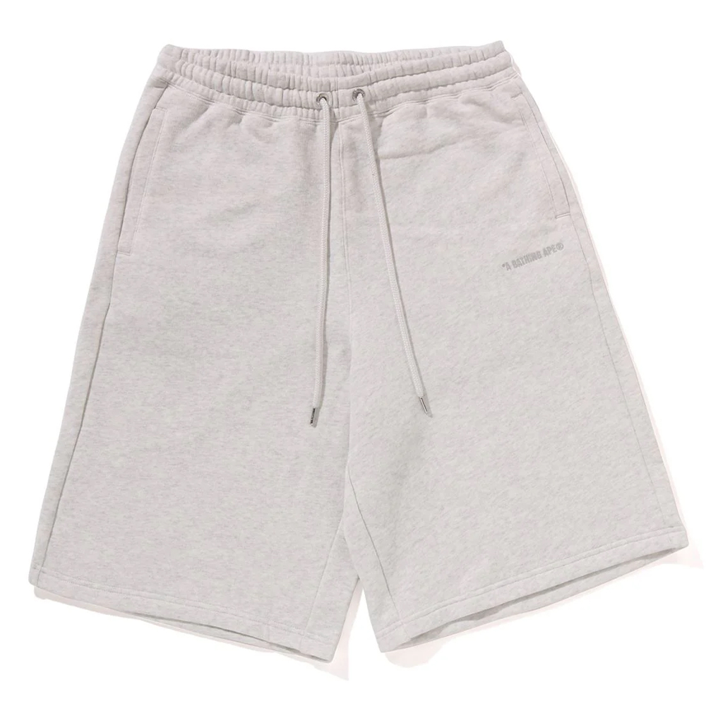 베이프 반바지 BATHING APE LOGO KNEE LENGTH RELAXED FIT SWEAT SHORTS 1L80-153-303 - 상세 이미지 2