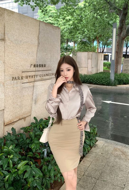 가을 여성 캐주얼 오버핏 긴팔 셔츠 레오파드 프린트 자외선 차단 스타일리시한 착용감 데일리룩 코튼소재 - 상세 이미지 2