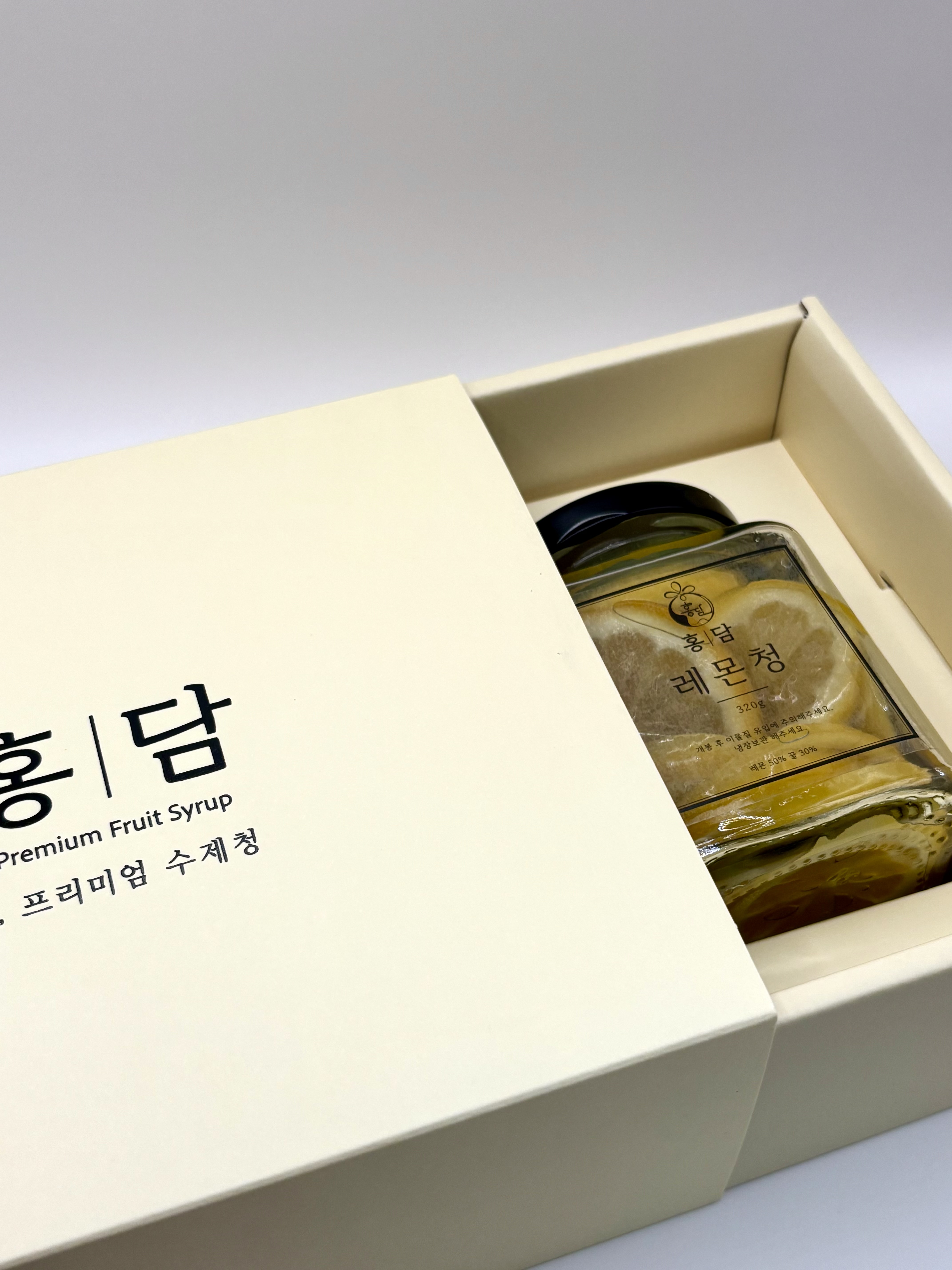 홍담 수제청 선물세트 320g 2개입 과일청 에이드 명절선물 답례품 - 상세 이미지 3