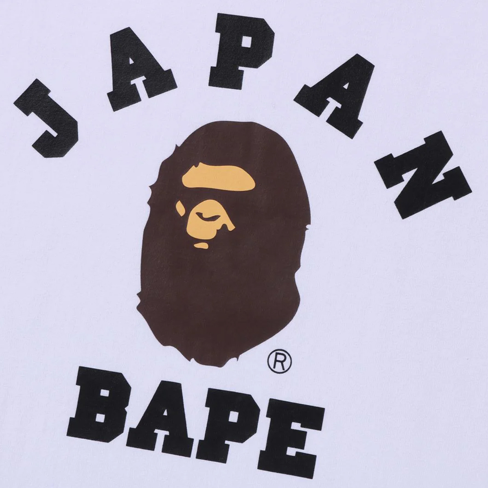베이프 긴팔티 JAPAN COLLEGE CITY L/S TEE 1L72-111-001 - 상세 이미지 4
