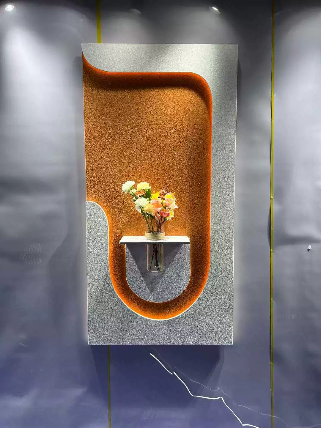 LED화분액자 벽 호텔 감성화분액자 조명액자 인테리어 장식 스타일 B 50x100cm 플러그인 220V+리모컨 - 상세 이미지 3