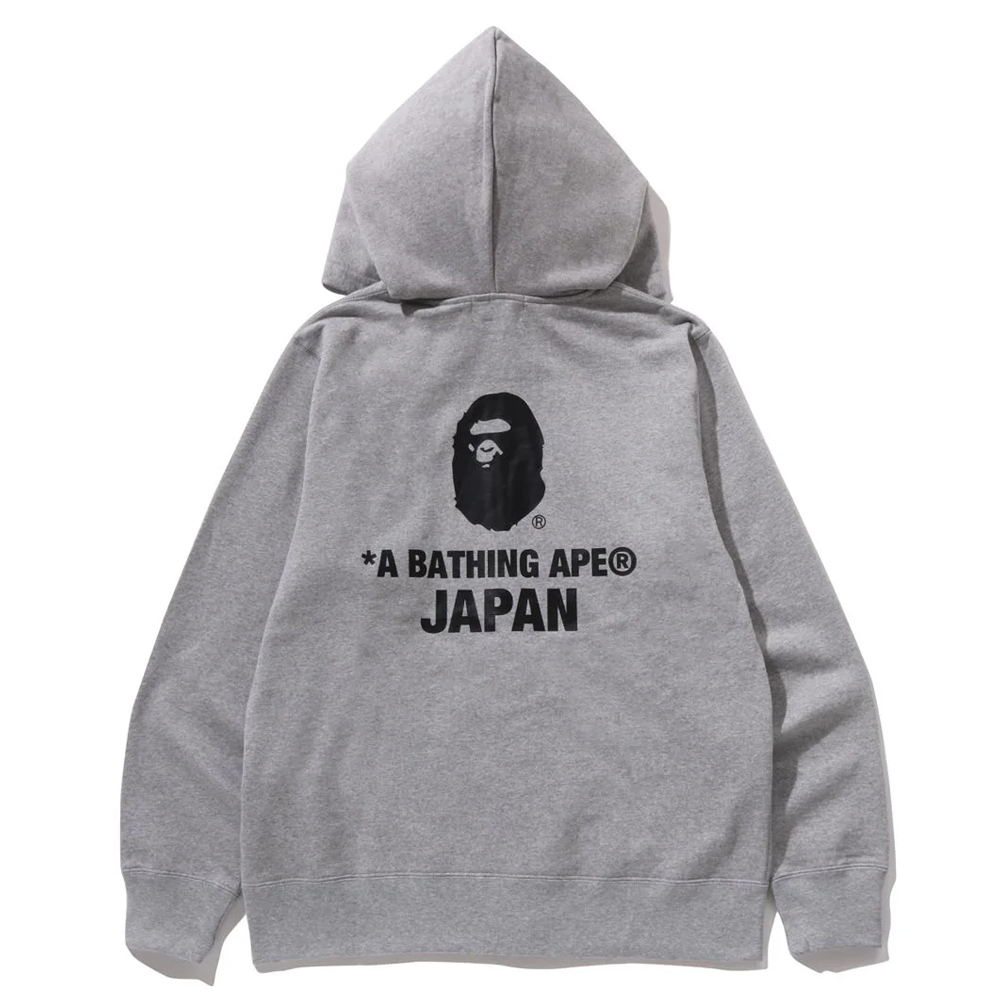 베이프 후드집업 COLLEGE ONE POINT EMBROIDERY ZIP HOODIE 1L72-115-017 - 상세 이미지 3