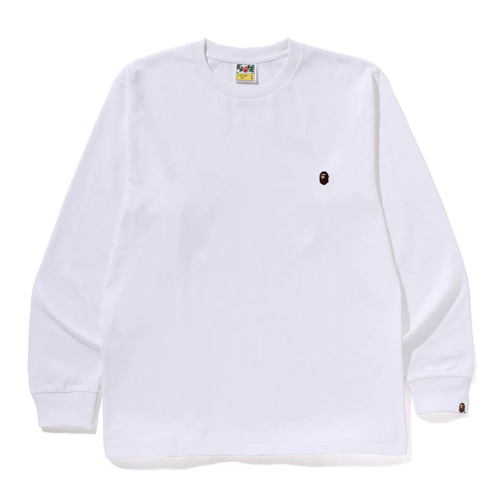 베이프 긴팔티 ONE POINT LS TEE 1L80-111-002 - 상세 이미지 2