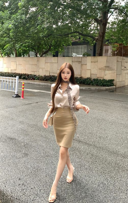 가을 여성 캐주얼 오버핏 긴팔 셔츠 레오파드 프린트 자외선 차단 스타일리시한 착용감 데일리룩 코튼소재 - 상세 이미지 3