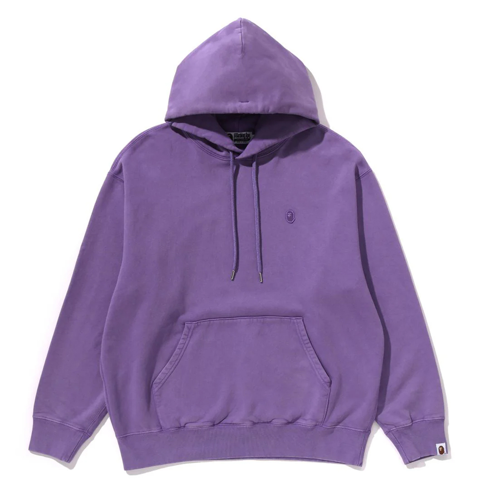 베이프 후드티 GARMENT DYE ONE POINT RELAXED FIT PULLOVER HOODIE 1L80-114-303 - 상세 이미지 4