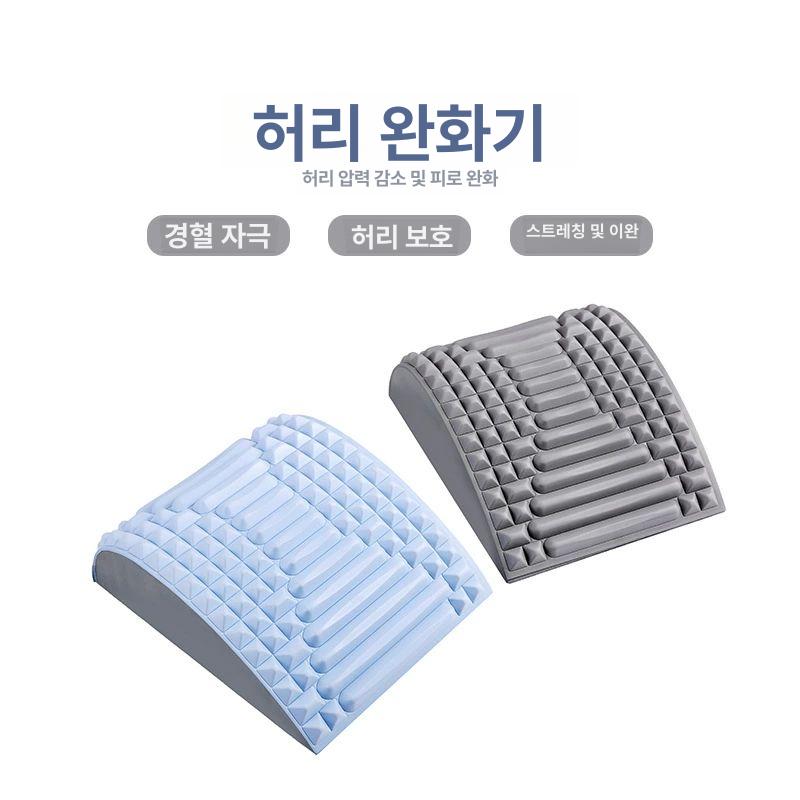 요가블럭 필라테스 폼블럭 허리 완화기 이완 요가블록 요가브릭 요가용품 마사지 스트레칭 패치워크 블루 - 상세 이미지 3