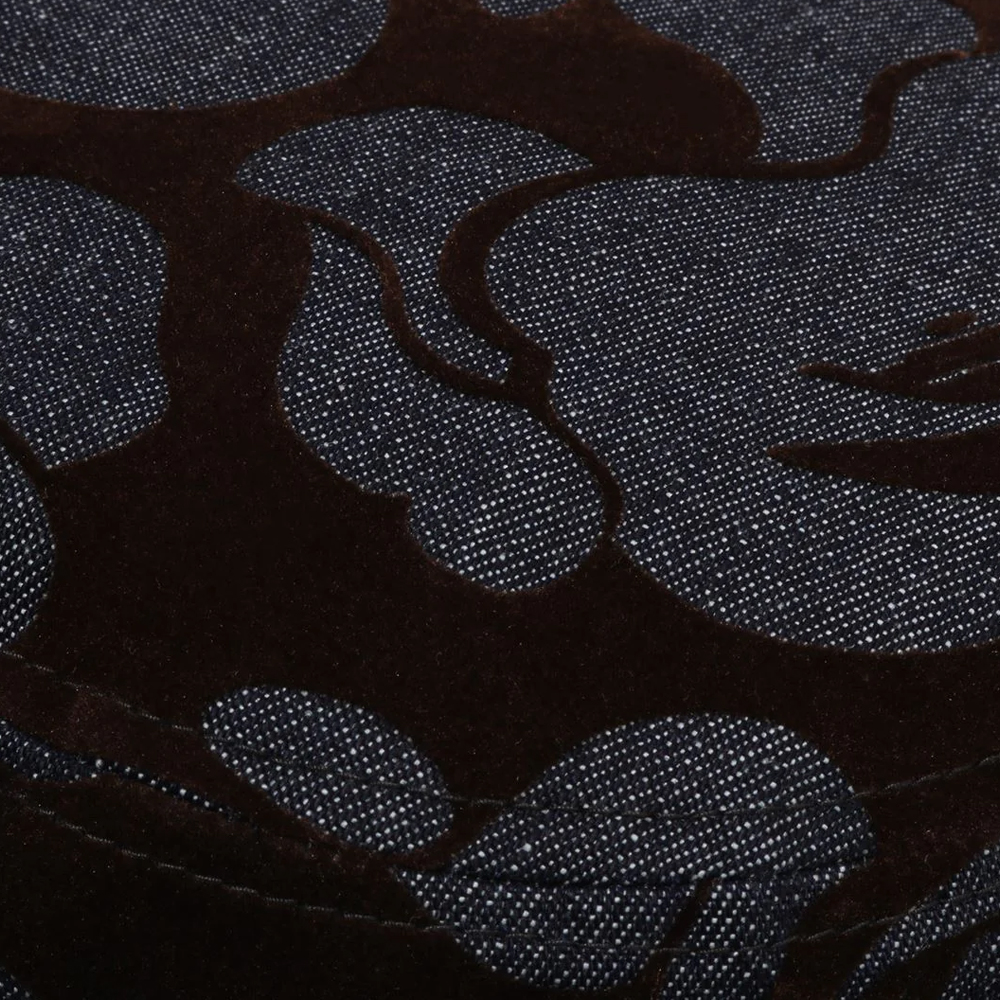 베이프 모자 CAMO FLOCKED DENIM ONE POINT BUCKET HAT 1L80-181-012 - 상세 이미지 3