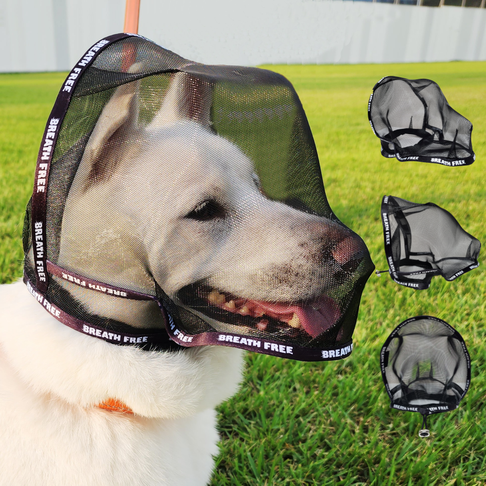 펫숨3D 강아지 페이스커버 양봉 모자 고글 강아지 안충 얼굴망 산책망 양파망 제품 이미지