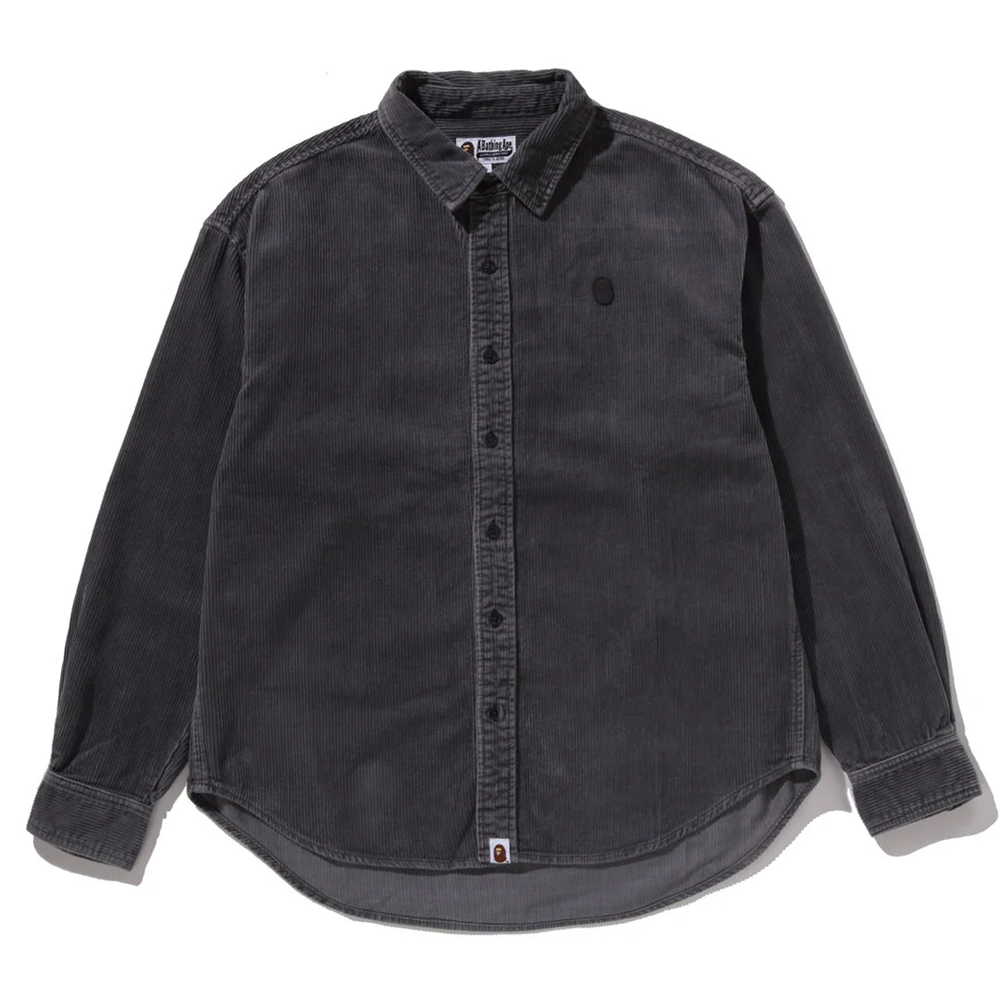 베이프 셔츠 ONE POINT HEAVY WASHED CORDUROY LS SHIRT 1L80-131-306 - 상세 이미지 2
