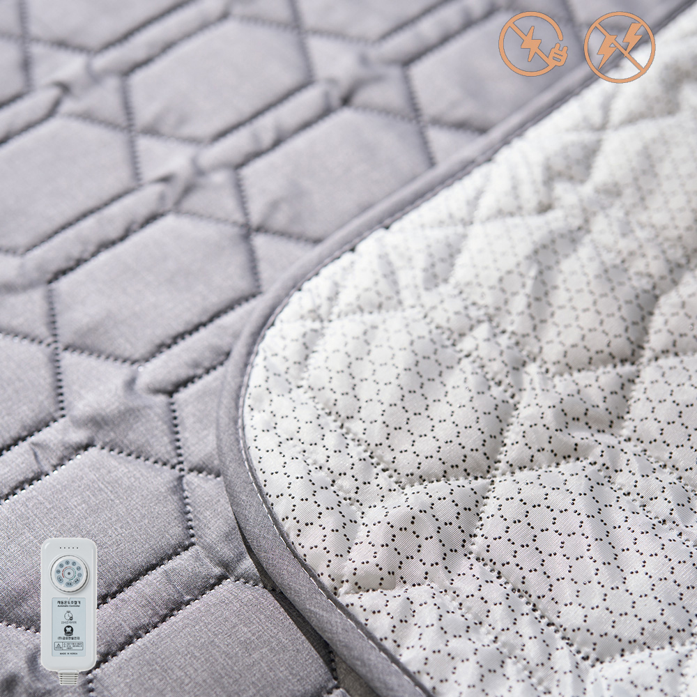 곰표한일 전기요 무자계 탄소매트 안전 온열매트 사계절용 전자파 차단 미니싱글