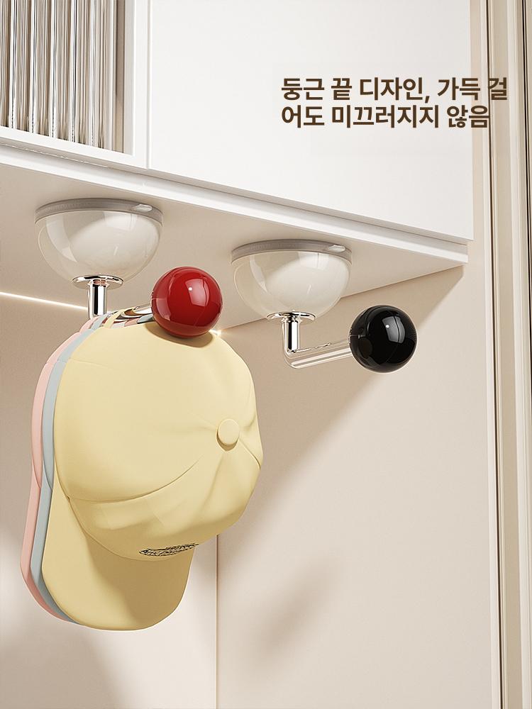 코트 랙 벽 상품 룸 북유럽 외투 옷걸이 우드 레트로 걸이대 레트로 레드 1개 - 상세 이미지 3