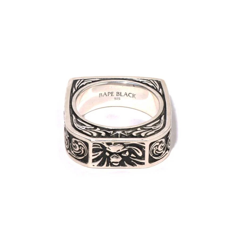 베이프 반지 MAD FACE SQUARE RING 1L70-182-304 - 메인 이미지