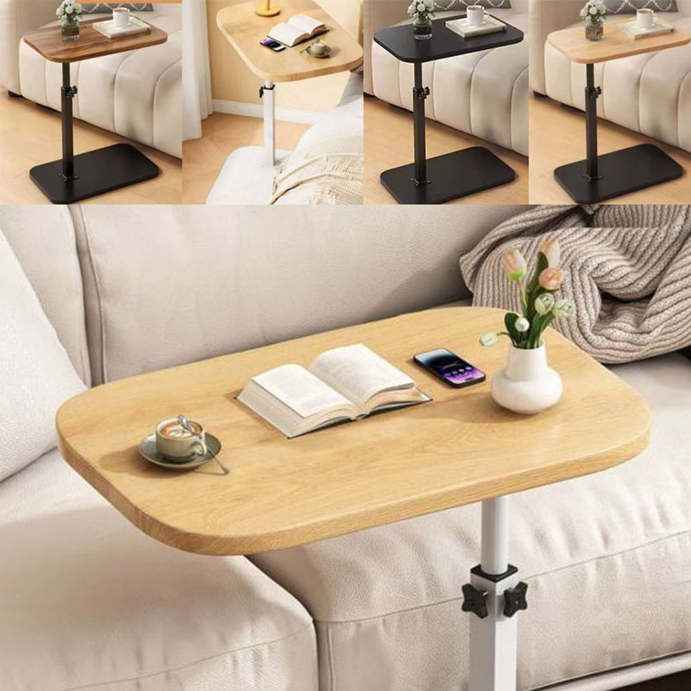 다용도 미니 사이드테이블 회전 높이조절 책상 식탁