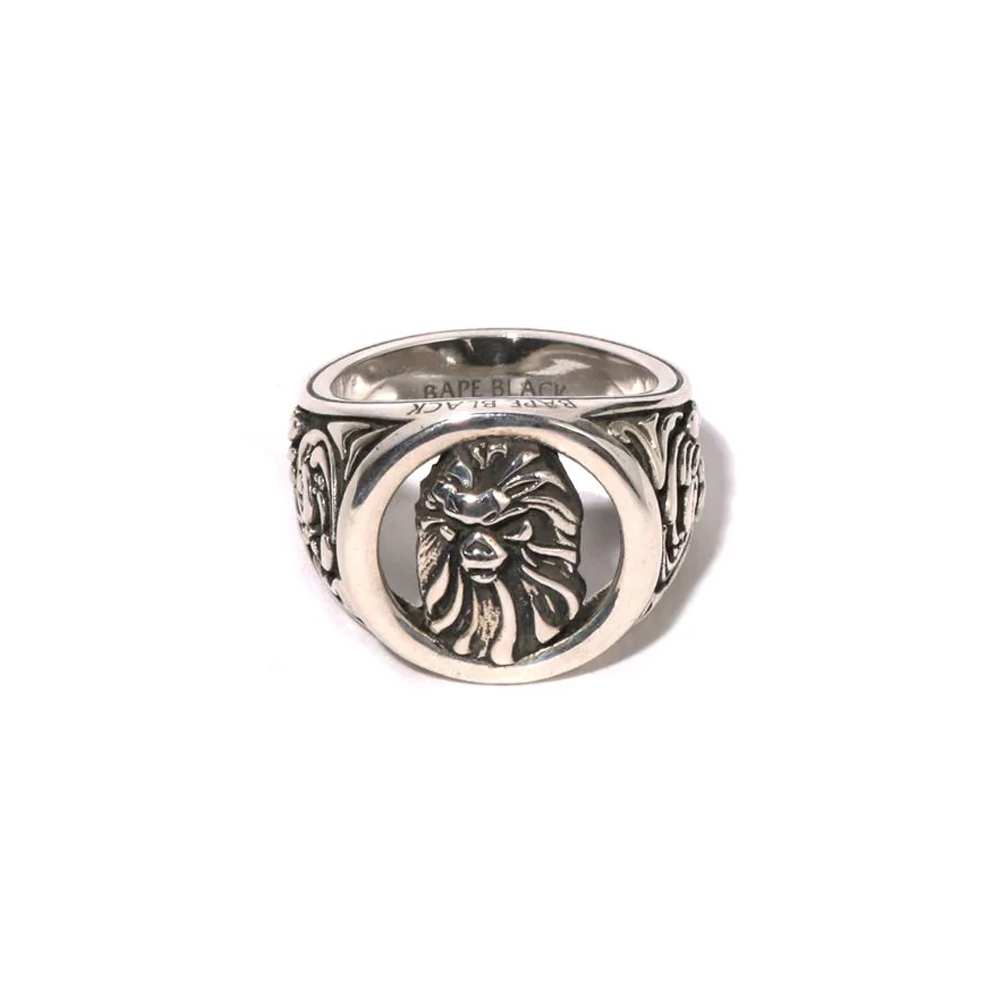 베이프 반지 MAD FACE RING WITH VOILD 1L70-182-306 - 메인 이미지