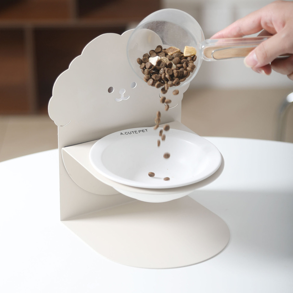강아지 밥그릇 강아지 물그릇 고양이 식기 애견 높이 조절 식탁
