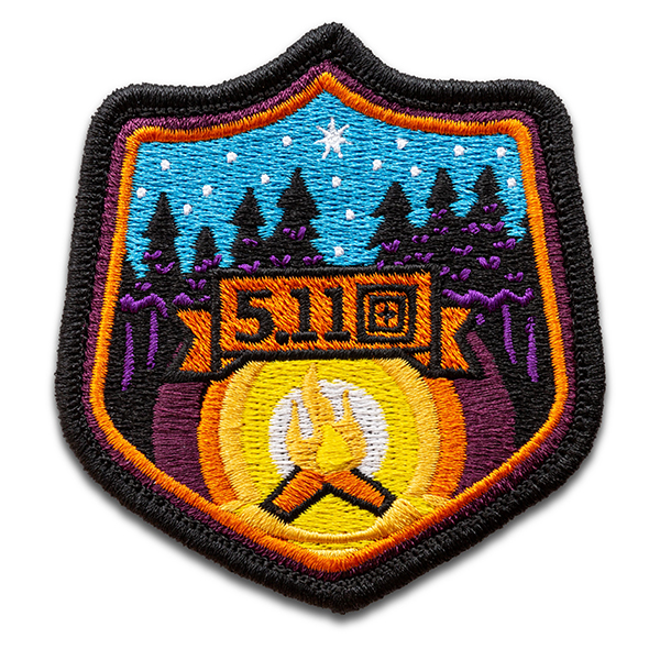 5.11 택티컬 썸머 캠프파이어 패치(오렌지) - Summer Campfire Patch (Orange) - 상품 이미지
