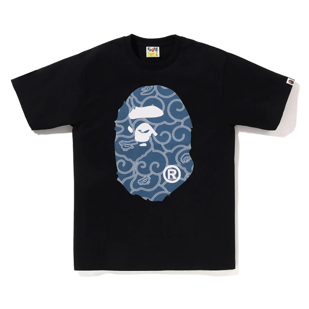 베이프 반팔티 JAPANESE CLOUD CAMO BIG APE HEAD TEE 1L80-110-045 - 상품 이미지