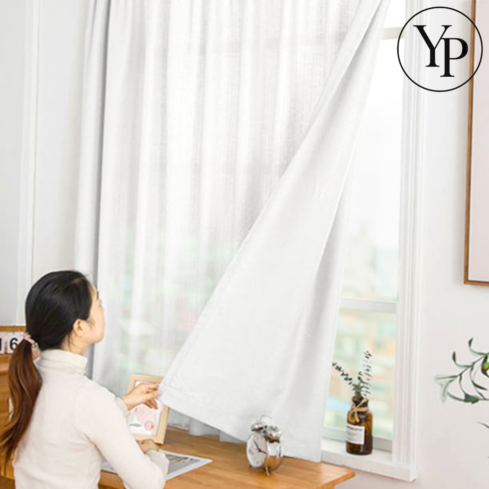 찍찍이 레이스 커튼 작은창 쉬폰 주방 커튼 공간 가리개 도어 프릴 가림막