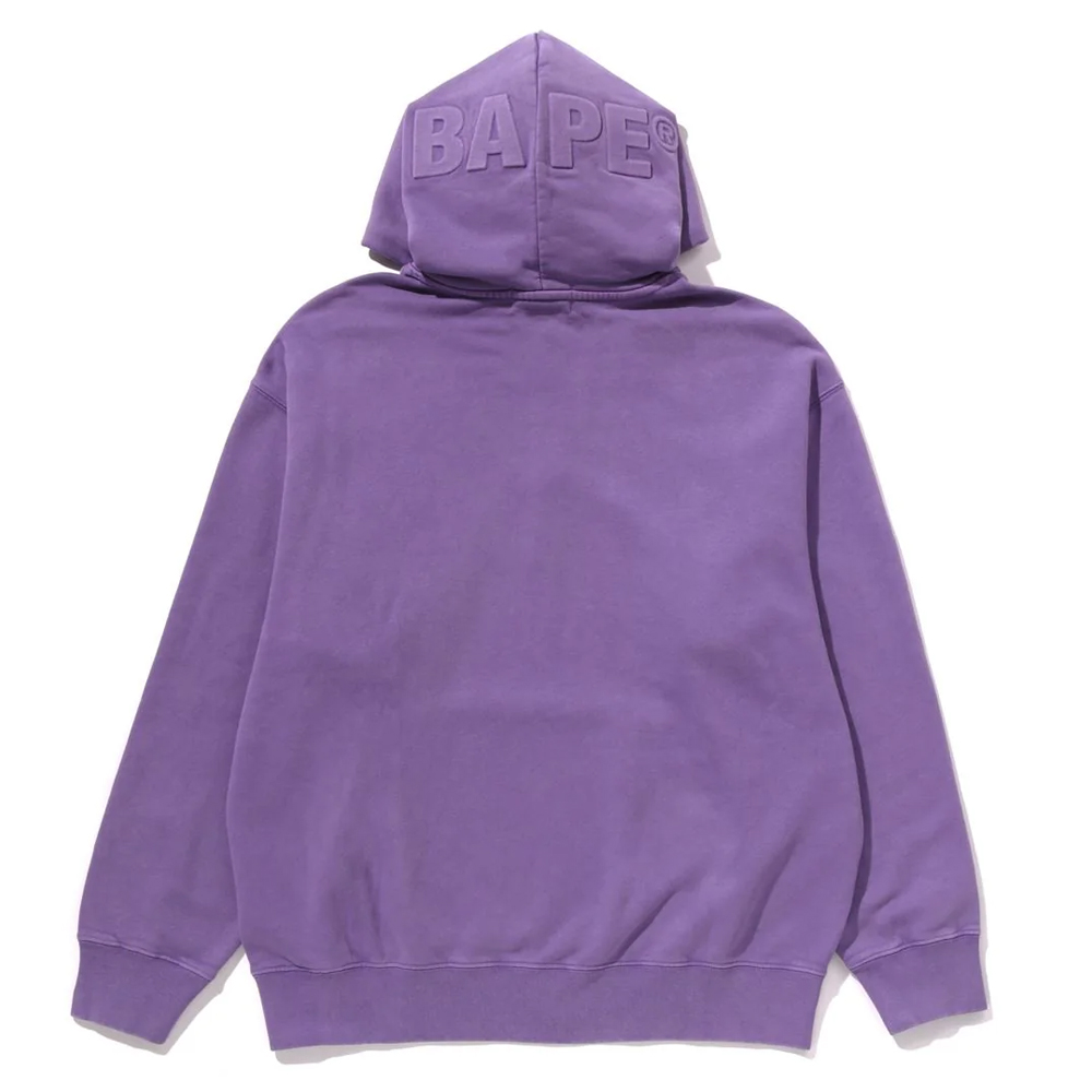 베이프 후드티 GARMENT DYE ONE POINT RELAXED FIT PULLOVER HOODIE 1L80-114-303 - 상세 이미지 5