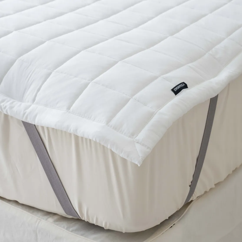 텐셀 모달패드 고정밴드 부드러운 촉감 사계절 가을 겨울 모달 이브자리 침대 패드 SS
