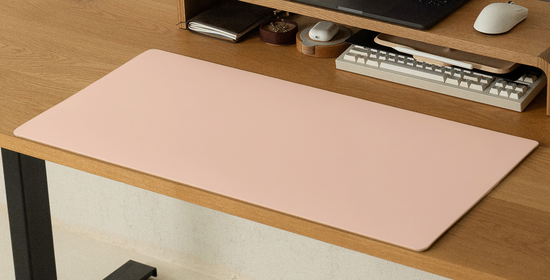 오롯이제작소 리놀륨 데스크매트 주문제작 (사이즈 재단 가능) 이미지 3