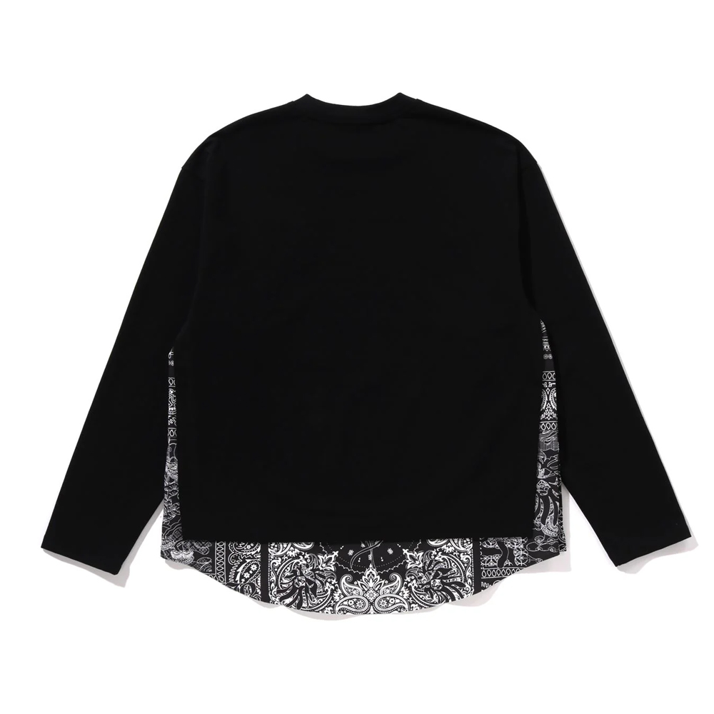 베이프 긴팔티 SIDE SLITTED LONG SLEEVES TEE 1L70-111-301 - 상세 이미지 3