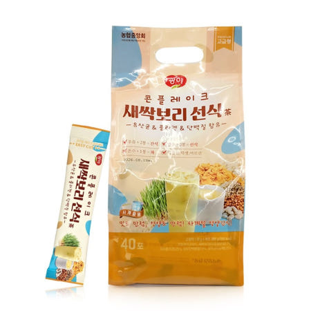 광야식품 콘플레이크 새싹보리 선식 (20gx40포) 든든한 간식 [AGU835]