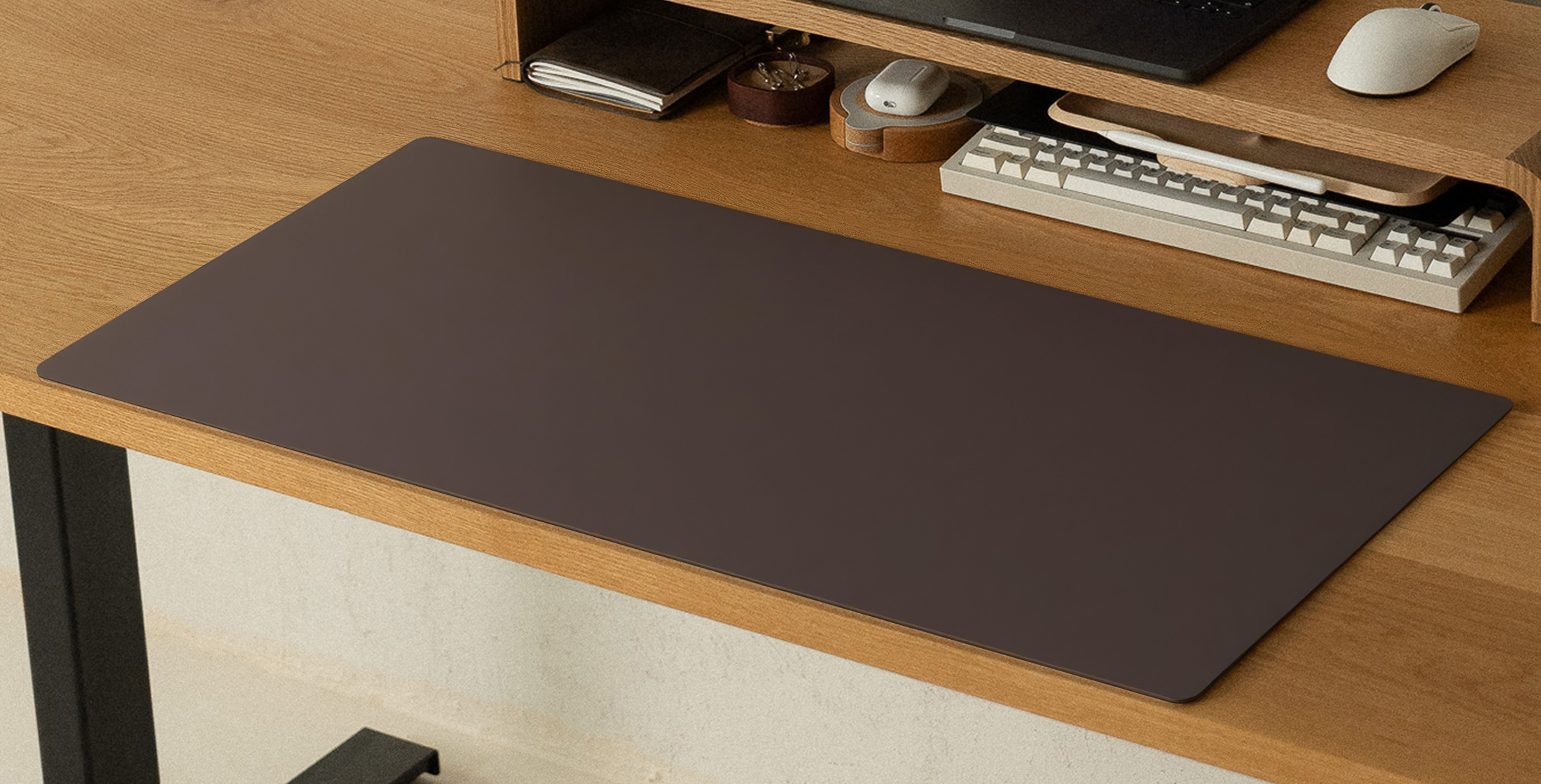 오롯이제작소 리놀륨 데스크매트 주문제작 (사이즈 재단 가능) 이미지 4