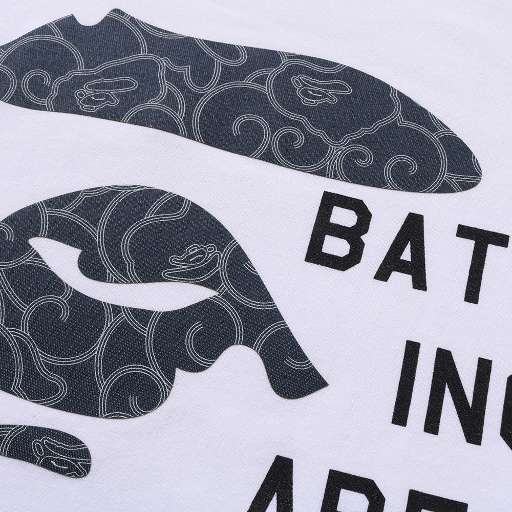 베이프 반팔티 JAPANESE CLOUD CAMO FACE TAG TEE 1L80-110-046 - 상세 이미지 4