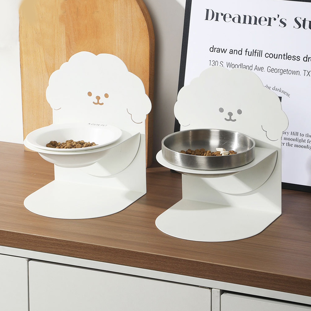 강아지 밥그릇 강아지 물그릇 고양이 식기 애견 높이 조절 식탁