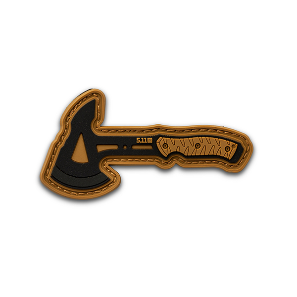 5.11 택티컬 미션 엑스 패치(탄) - Mission Axe Patch (Tan) - 상품 이미지